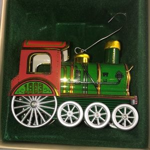 Hallmark "Tin Locomotive" 1983 Christmas Ornament Second in Collectable Series